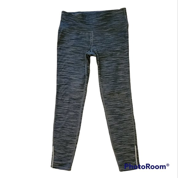 prAna Caraway Green & Blue Space Dye Sculpting Full Length Leggings Size M - Picture 2 of 12